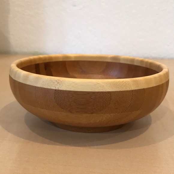 SET OF 8 Totally Bamboo Salad Serving Bowls - Picture 4 of 6